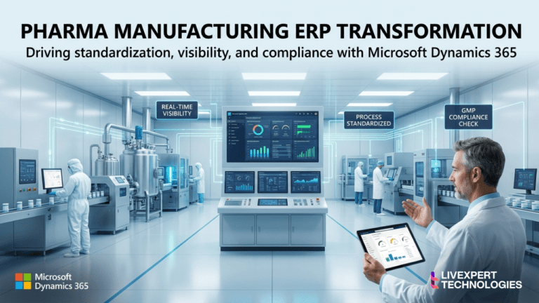 Pharma Manufacturing ERP Transformation