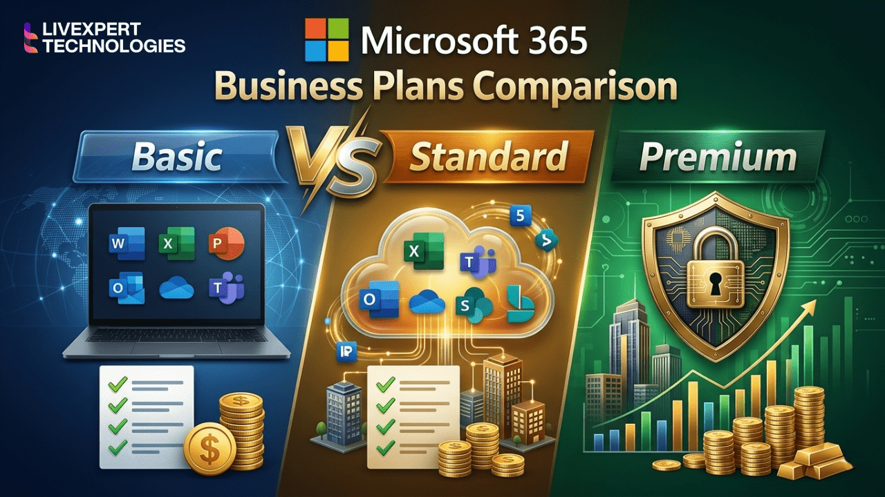 microsoft 365 business plans Comparison